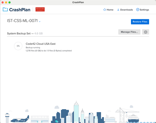 CrashPlan Home Mac